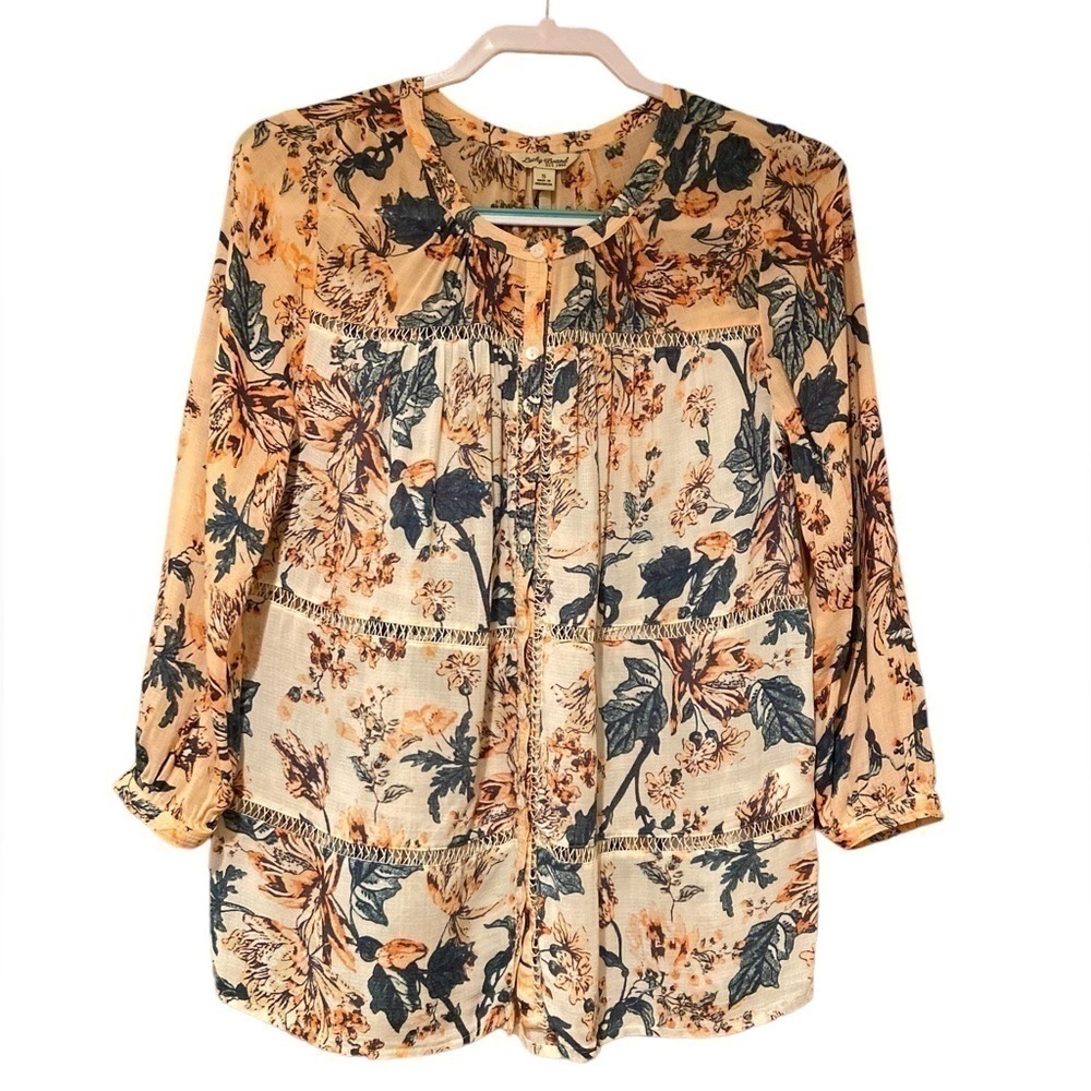 LUCKY Brand Button Top